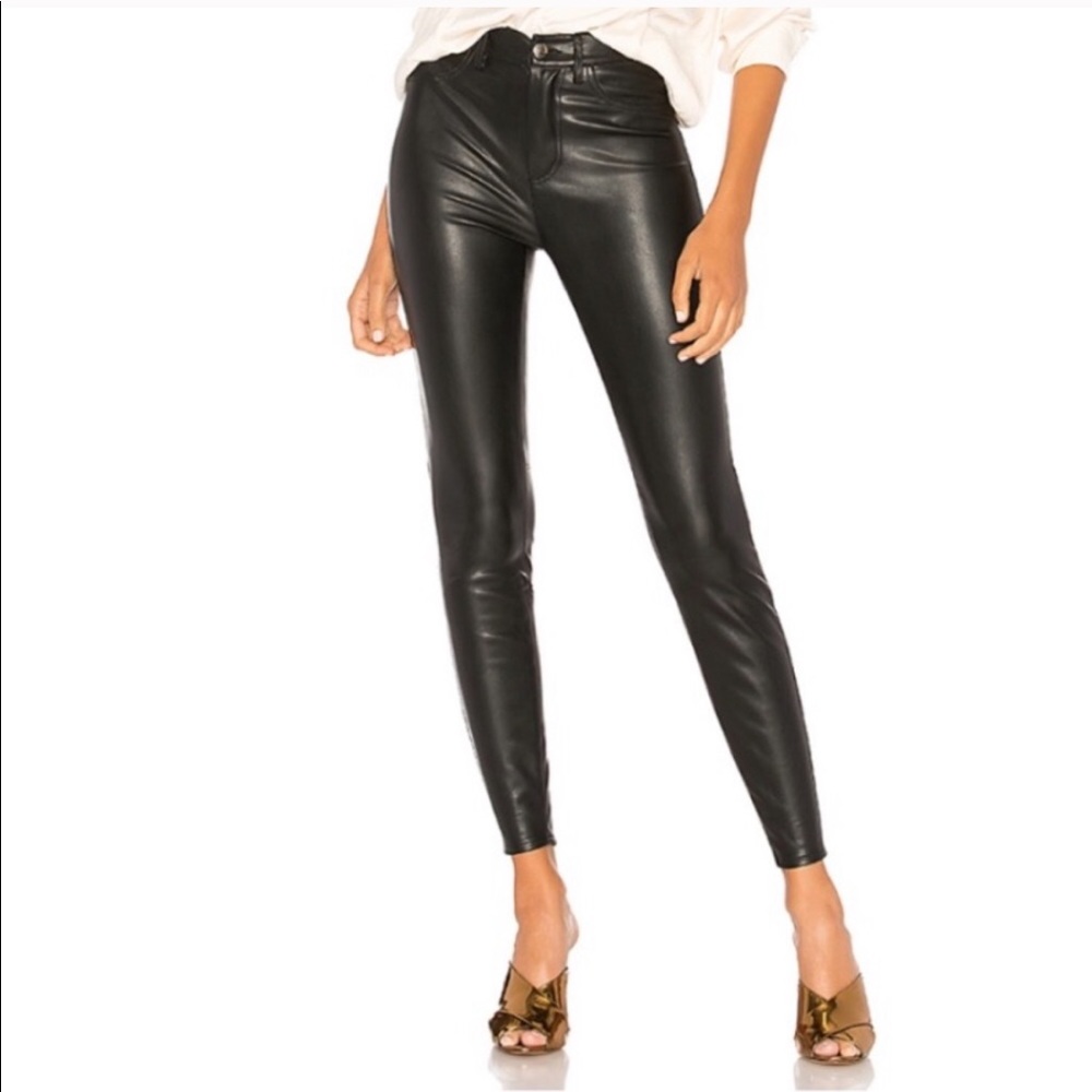 Free People vegan leather pants